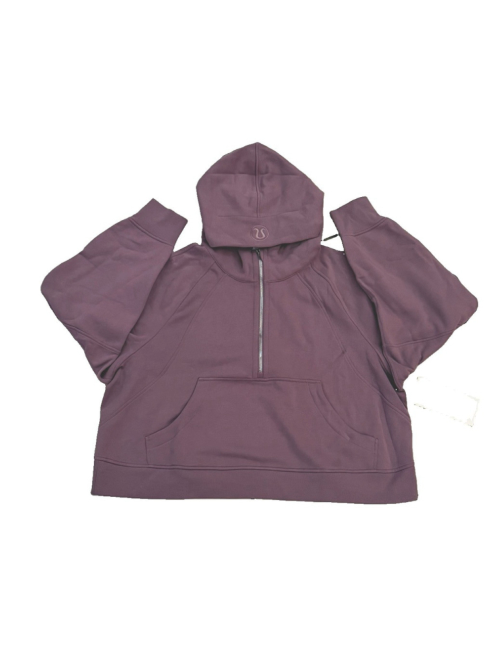 LULULEMON SCUBA OVERSIZED HALF ZIP HOODIE LAVENDER LUX COLOR SIZE XL/XXL